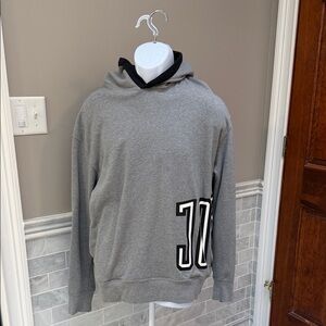 Jordan Gray Hoodie with Black Details